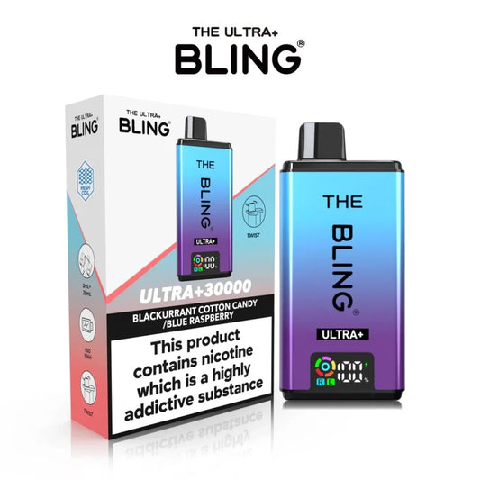 Bling 30K Puffs - Blackcurrant Cotton Candy / Blue Raspberry