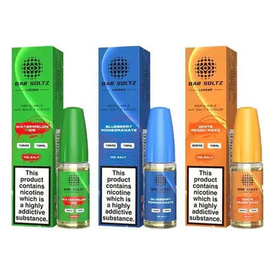 Bar Soltz Legend Nic Salts Pack of 10 My Store