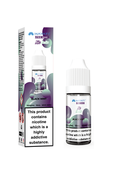 Hayati Pro Max Nic Salt 10mg - Black Mint (NEW)