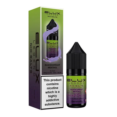 Elux Legend Nic Salts 20mg - Blackcurrant Menthol