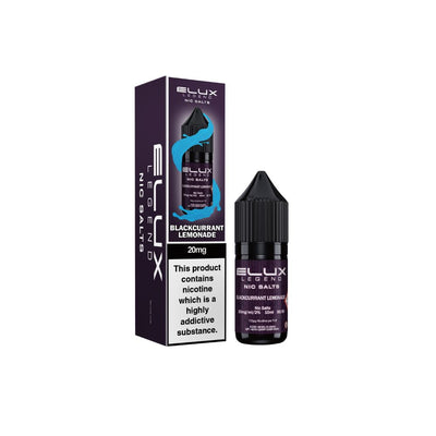 Elux Legend Nic Salts 20mg - Blackcurrant Lemonade (New Flavour)