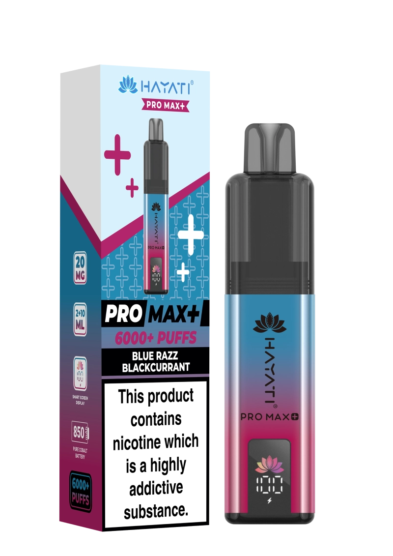 Hayati PRO MAX+ 6000+ Kits Blue Razz Blackcurrant (NEW)