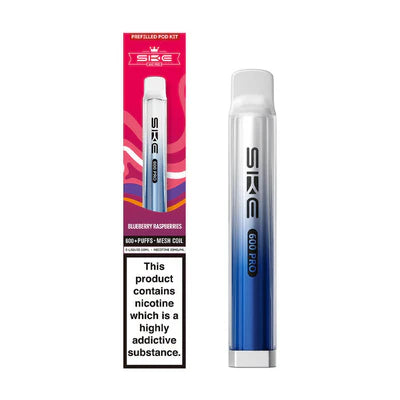 SKE Crystal 600 Pro Prefilled Pod Kit  Blueberry Raspberries