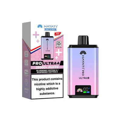 Hayati PRO ULTRA+ 25000+ PUFF  Blueberry Cotton K Raspberry Cotton K