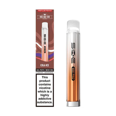SKE Crystal 600 Pro Prefilled Pod Kit  Cola Ice