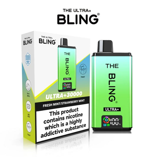 Bling 30K Puffs - Fresh Mint / Strawberry Mint
