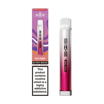 SKE Crystal 600 Pro Prefilled Pod Kit  Fizzy Cherry