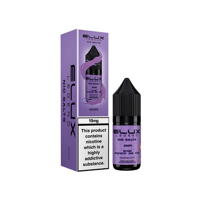 Elux Legend Nic Salts 20mg - Grape