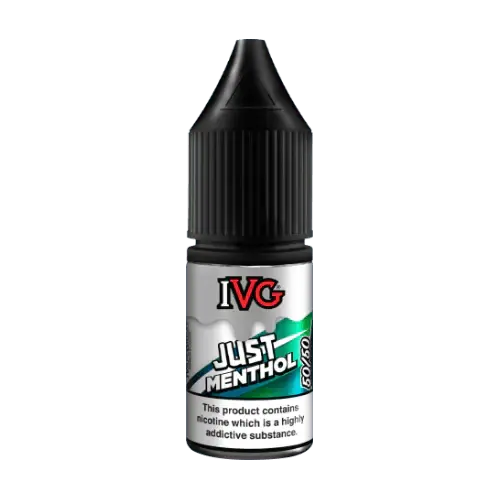 IVG - 50/50 JUST MENTHOL  10ML BOX OF 10 My Store