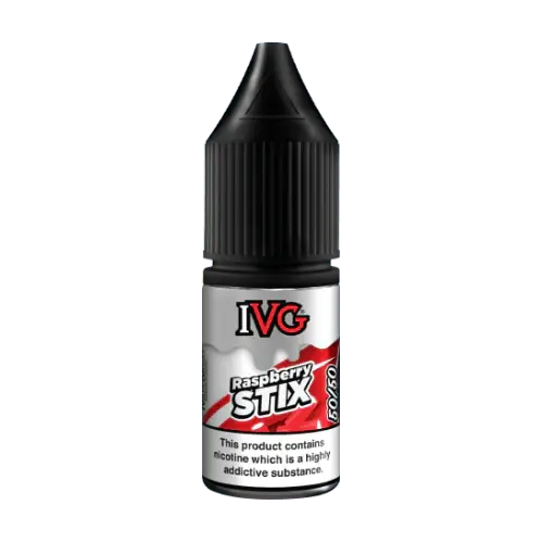 IVG - 50/50 RASPBERRY STIX 10ML BOX OF 10 My Store
