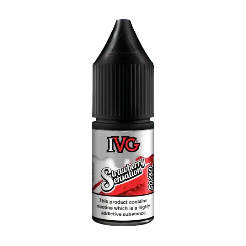 IVG - 50/5 STRAWBERRY SENSATION 10ML BOX OF 10 My Store