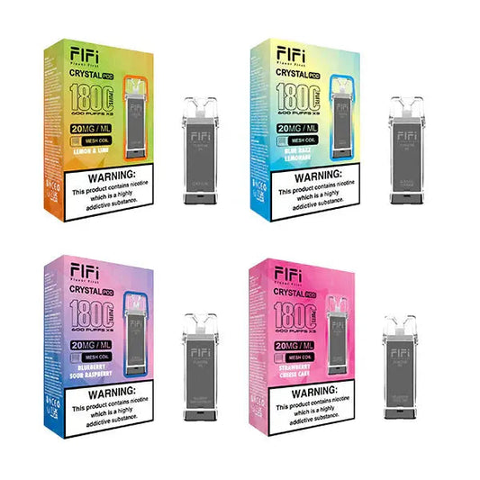Flfi Crystal Replacement Vape Pods 1800 Puffs - Vape Mart Uk