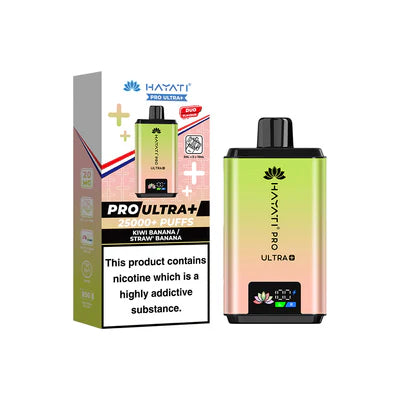 Hayati PRO ULTRA+ 25000+ PUFF  Kiwi Banana Straw' Banana