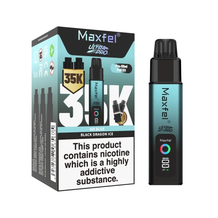Maxfel Ultra Pro 35k Prefilled Vape Kit-Box of 5 Vape Wholesale Supplies