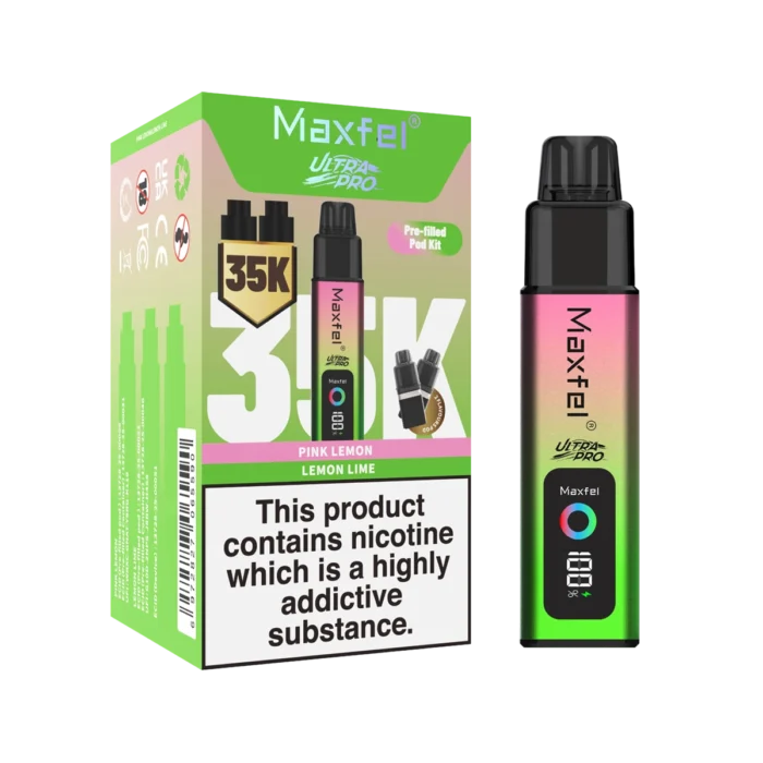 Maxfel Ultra Pro 35k Prefilled Vape Kit-Box of 5 Vape Wholesale Supplies