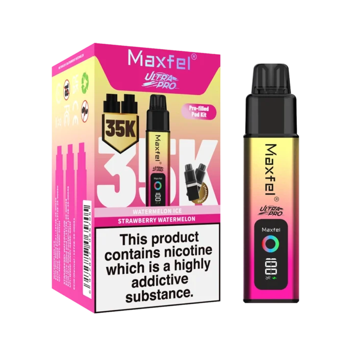 Maxfel Ultra Pro 35k Prefilled Vape Kit-Box of 5 Vape Wholesale Supplies