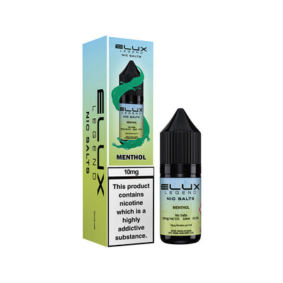 Elux Legend Nic Salts 20mg - Menthol