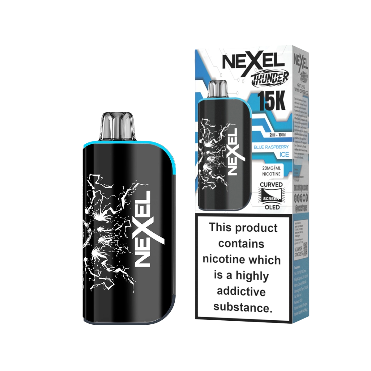 Nexel Thunder 15K - Blue Raspberry Ice