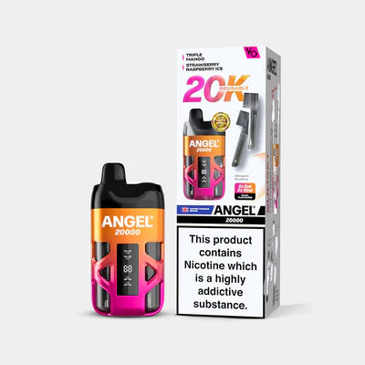 Angel 20K Puff Reusable  Sunset Edition (Triple Mango \ Strawberry Raspberry Ice) NEW
