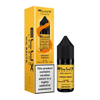 Elux Legend Nic Salts 20mg - Straight Tobacco