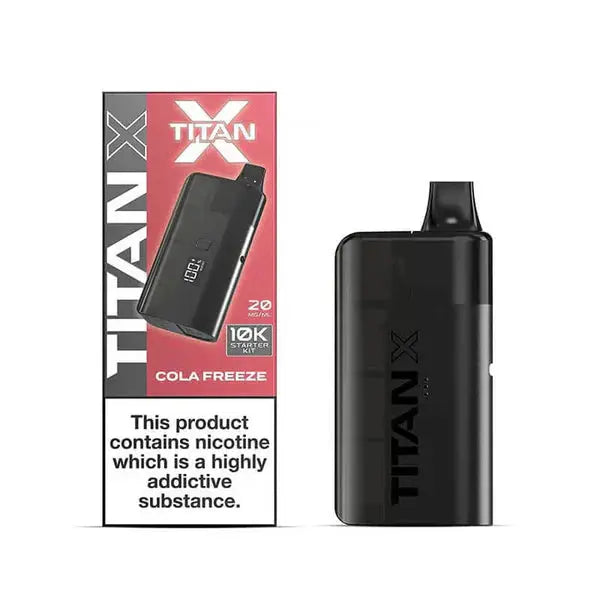 Titan X Prefilled Rechargeable Pod Vape Kit - Box of 5 | Wholesale Vape Supplies UK My Store