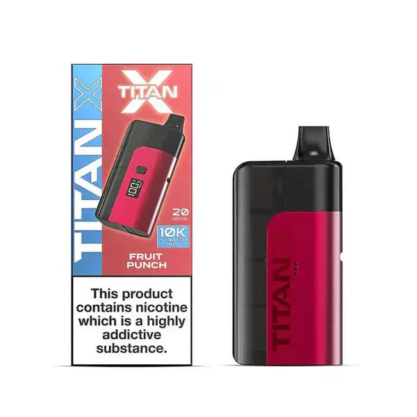 Titan X Prefilled Rechargeable Pod Vape Kit - Box of 5 | Wholesale Vape Supplies UK My Store