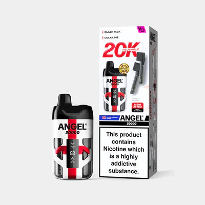 Angel 20K Puff Reusable  Union Edition (Black Jack \ Cola Lime) NEW