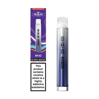 SKE Crystal 600 Pro Prefilled Pod Kit  VMT Ice