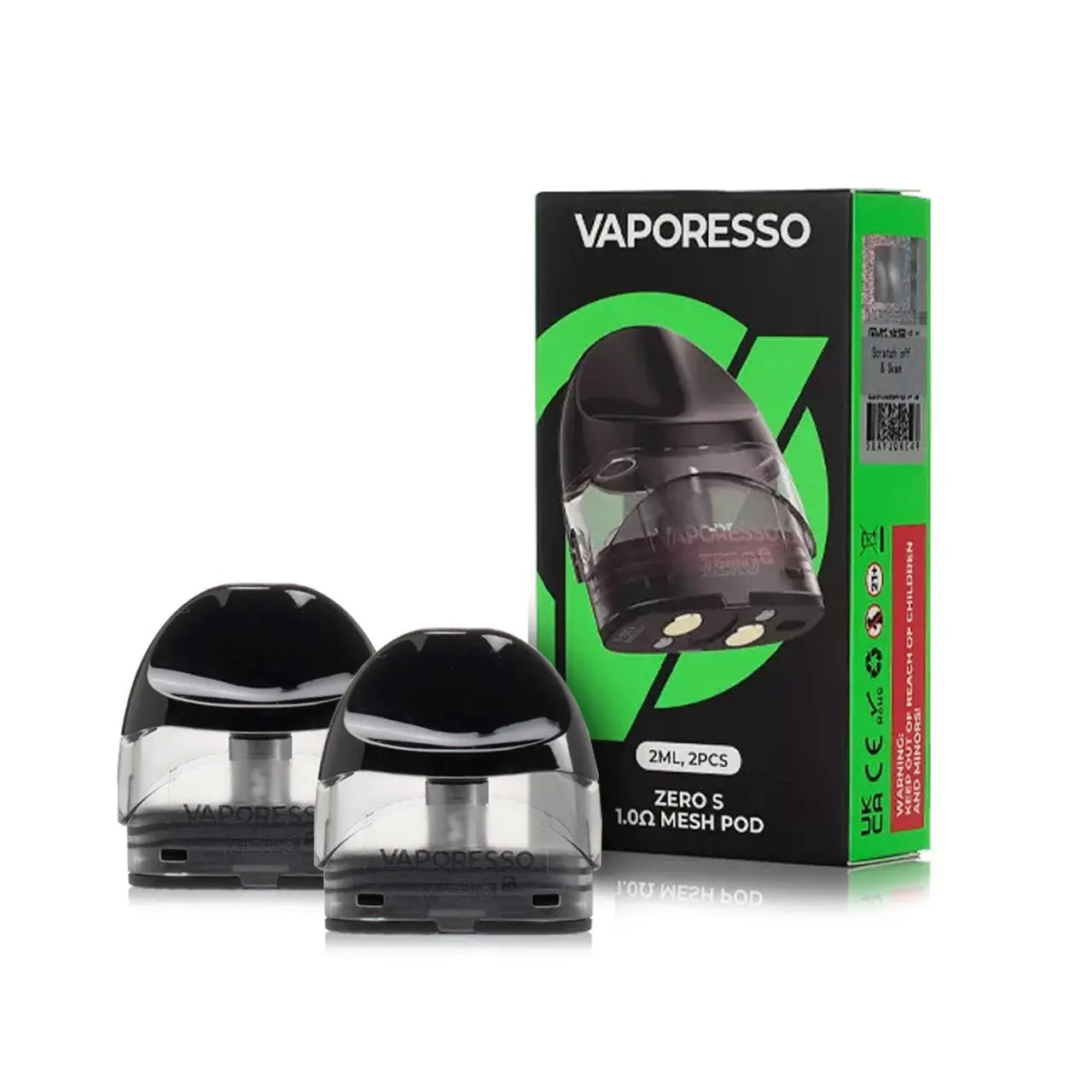 Vaporesso Zero S Replacement Pods 2PACK - Vape Mart Uk