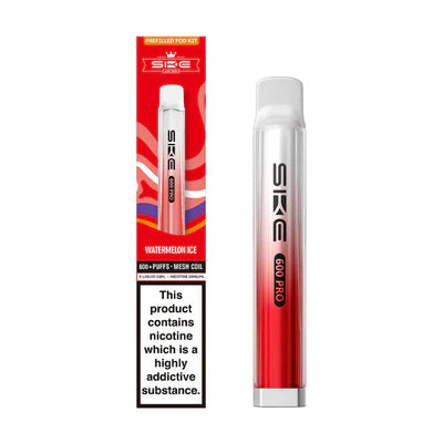 SKE Crystal 600 Pro Prefilled Pod Kit  Watermelon Ice
