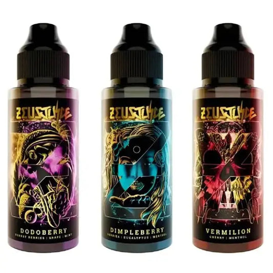 Zeus Juice 100ML Shortfill E LIquid In the UK