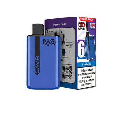 IVG SAVR Legal Big Puff Device  Blueberry