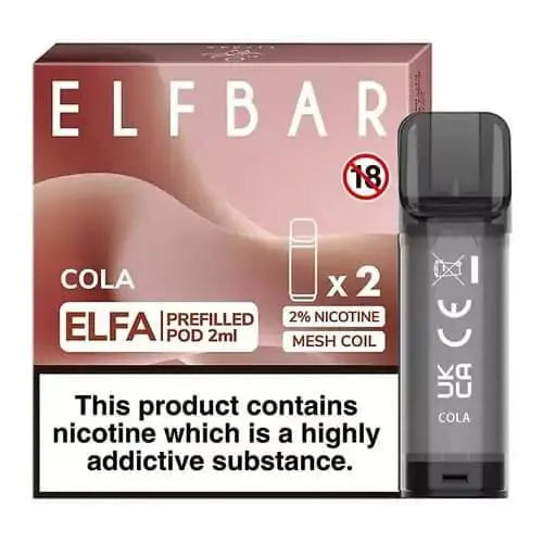 Elf Bar Elfa Pre-Filled Pods - Box of 10 - Vape wholesale supplies