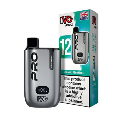 IVG Pro Legal 12K Big Puff Device Compliant Post June 1st  Classic Menthol