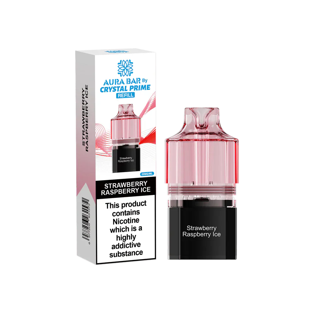 Crystal Prime Aura Bar 10K Replacement Pods – Box of 10 Crystal Prime