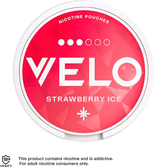 Velo Nicotine Pouches 10mg - Strawberry Ice
