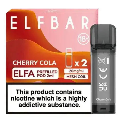 Elf Bar Elfa Pre-Filled Pods - Box of 10 - Vape wholesale supplies