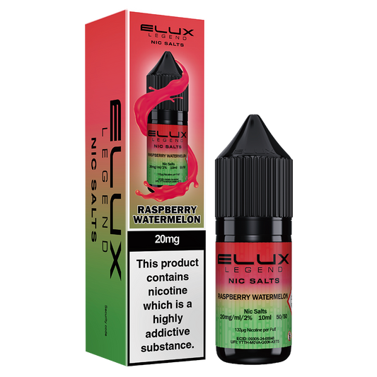 Elux Legend Nic Salts 10mg - Raspberry Watermelon