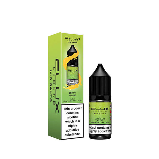 Elux Legend Nic Salts 10mg - Lemon Lime