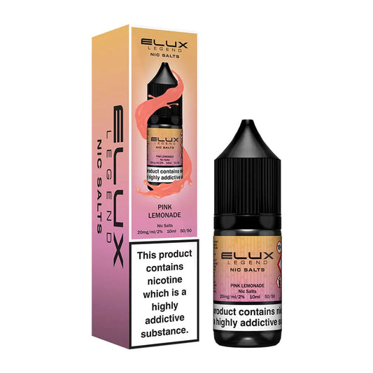 Elux Legend Nic Salts 10mg - Pink Lemonade