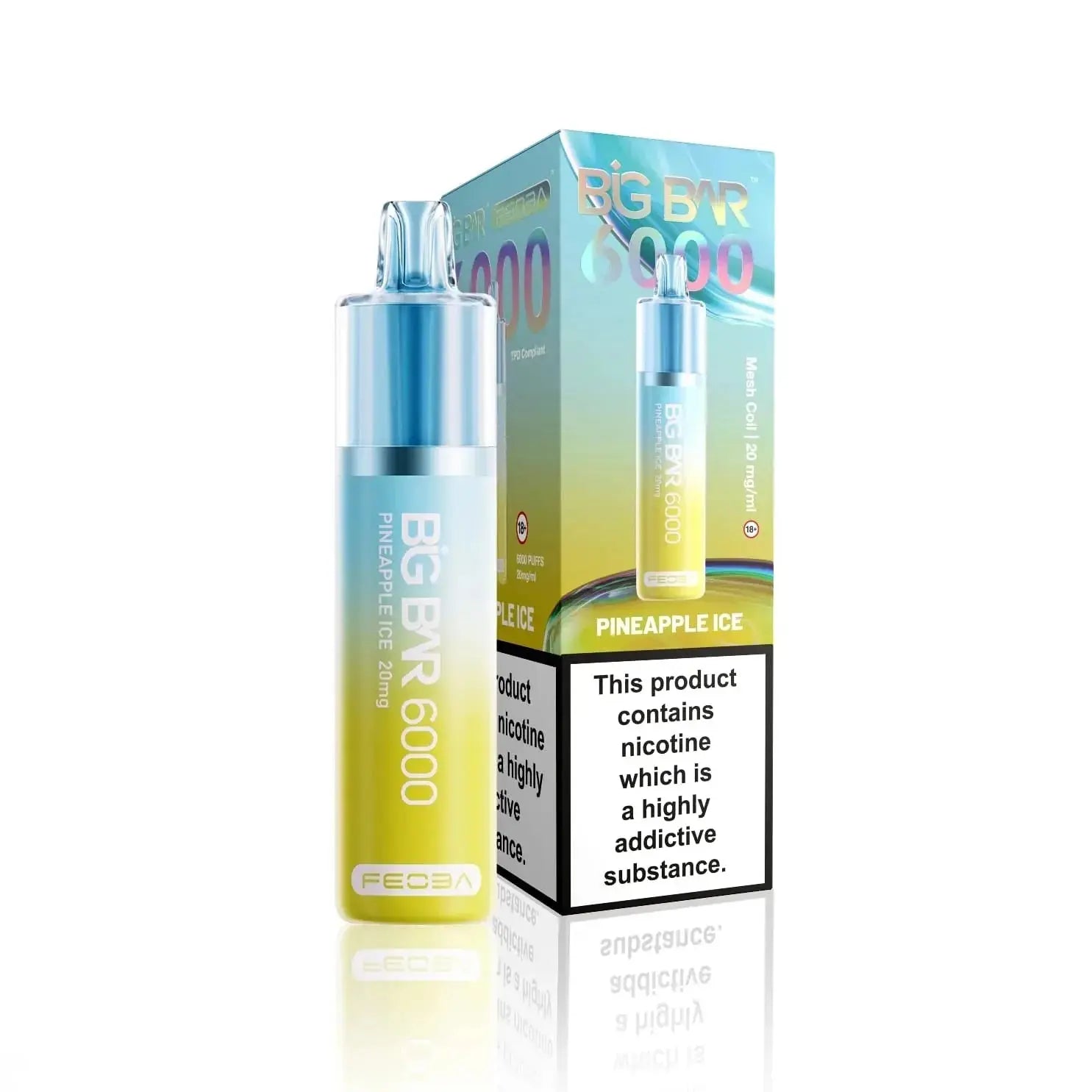 Feoba Big Bar 6000 Puffs Disposable Vape Box of 5 My StoreNot Found Vape wholesale supplies