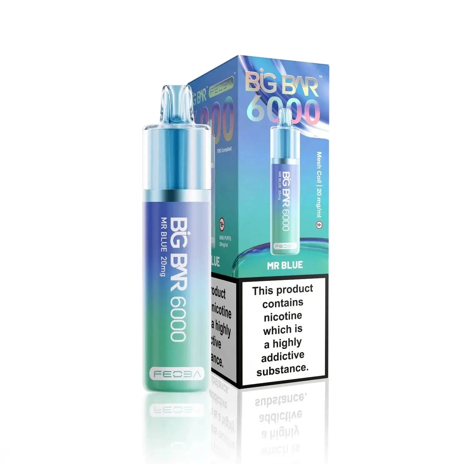 Feoba Big Bar 6000 Puffs Disposable Vape Box of 5 My StoreNot Found Vape wholesale supplies