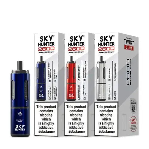 Sky Hunter 2600 Prefilled Pod Vape Kit - Box of 5 Vape Wholesale Supplies