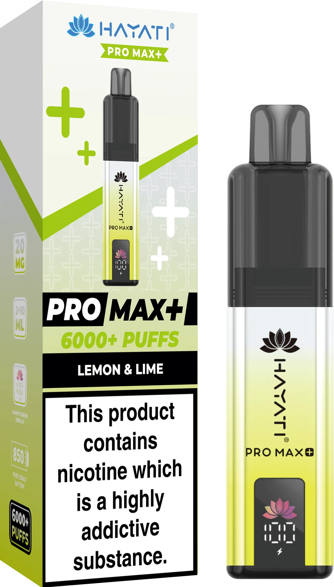 Hayati PRO MAX+ 6000+ Kits Lemon & Lime