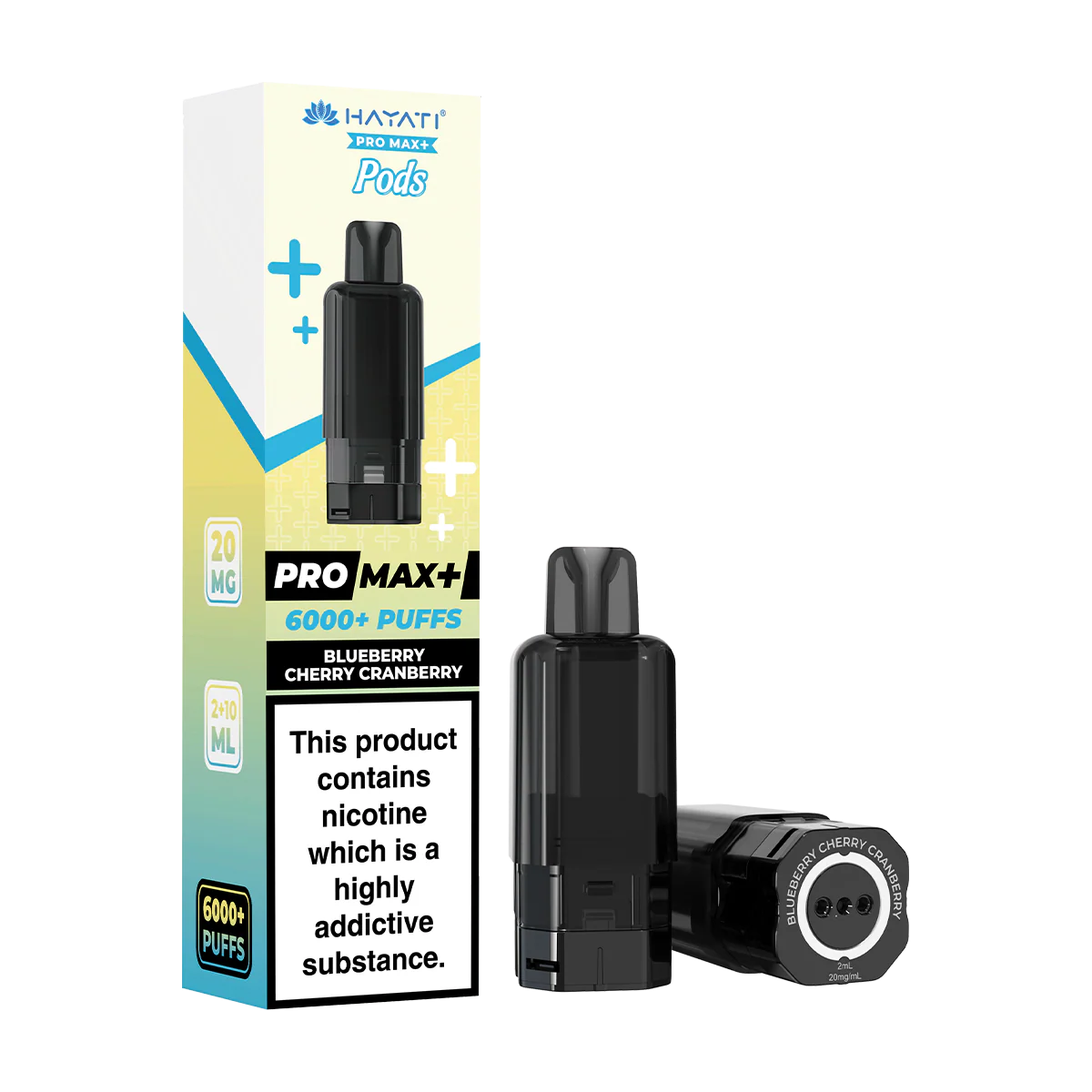 Hayati Pro Max+ 6000+ Pods Blueberry Cherry Cranberry