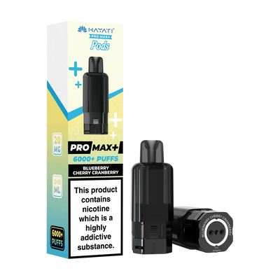 Hayati Pro Max+ 6000+ Pods  Blueberry Cherry Cranberry