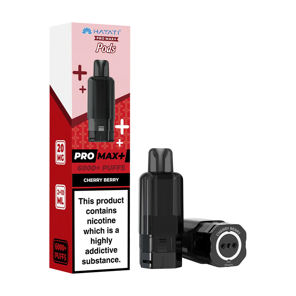 Hayati Pro Max+ 6000+ Pods Cherry Berry