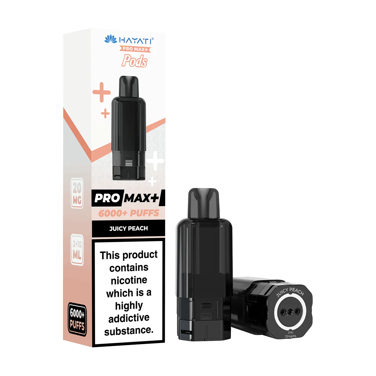 Hayati Pro Max+ 6000+ Pods Juicy Peach