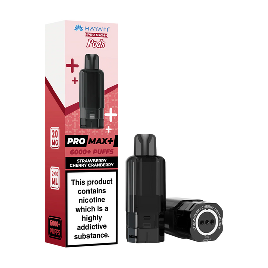 Hayati Pro Max+ 6000+ Pods  Strawberry Cherry Cranberry