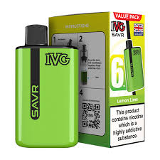 IVG SAVR Legal Big Puff Device  Lemon Lime
